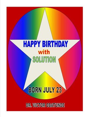 cover image of BORN JULY 23